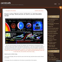 Court ruling: ‘Destruction of Earth is in no way attributable to US government’