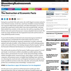 The Destruction of Economic Facts