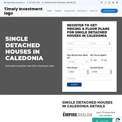 Single Detached Houses in Caledonia