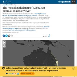 *****The most detailed map of Australian population density ever