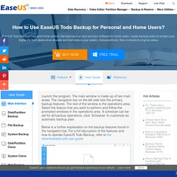 Detailed user guide for data backup and restore - EaseUS Todo Backup