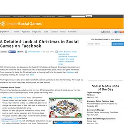 A Detailed Look at Christmas in Social Games on Facebook