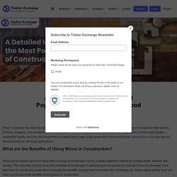 A Detailed Insight into the Most Popular Types of Construction Wood