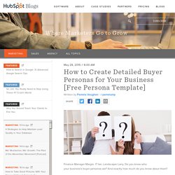 Everything Marketers Need to Research & Create Detailed Buyer Personas [Template]