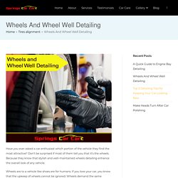 Wheels And Wheel Well Detailing - Springs Car Care