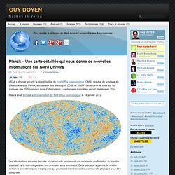 Planck – Une carte détaillée qui nous donne de nouvelles informations sur notre Univers