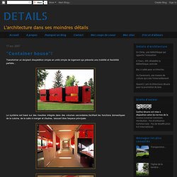 DETAILS: \"Container house\"!