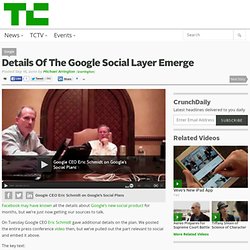 Details Of The Google Social Layer Emerge