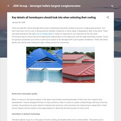Key details all homebuyers should look into when selecting their roofing