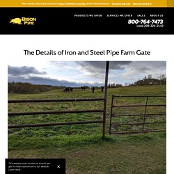 The Details of Iron and Steel Pipe Farm Gate