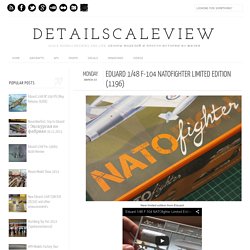 DetailScaleView: Eduard 1/48 F-104 NATOfighter Limited Edition (1196)