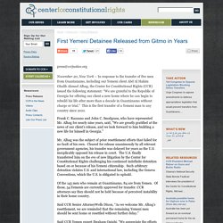 First Yemeni Detainee Released from Gitmo in Years