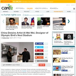 China Detains Artist Ai Wei Wei, Designer of Olympic Bird's Nest Stadium