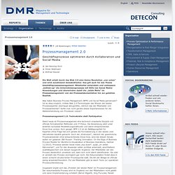 Detecon DMR: Prozessmanagement 2.0
