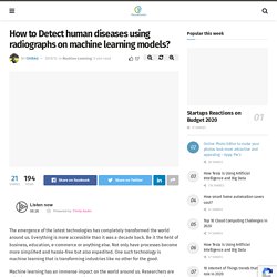 How does machine learning model detect human diseases?