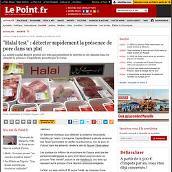 "Halal test" : détecter rapidement la présence de porc dans un plat