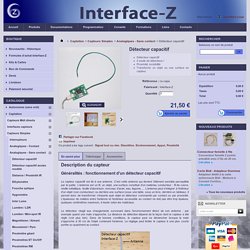 Détecteur capacitif Interface-Z - Antenne, approche, proximité, tactile