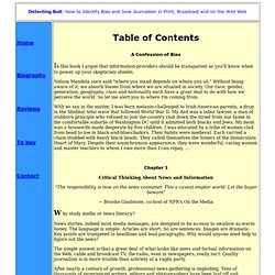 Detecting Bull: Table of Contents
