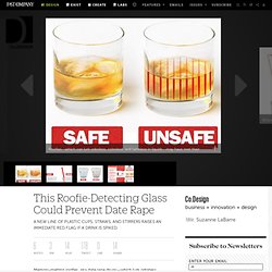 This Roofie-Detecting Glass Could Prevent Date Rape