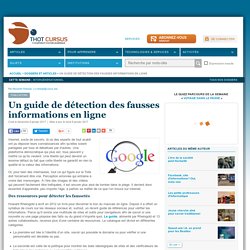 Un guide de détection des fausses informations en ligne