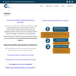 Detectives Privados en Mallorca Baratos - Confidence Detectives