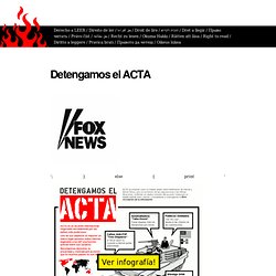 Detengamos el ACTA