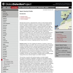 Spain Detention Profile