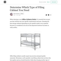 Determine Which Type of Filing Cabinet You Need - Rexel Industries - Medium