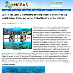 Coral Reef Loss: Determining the Importance of Overfishing and Nutrient Pollution in the Global Decline of Coral Reefs