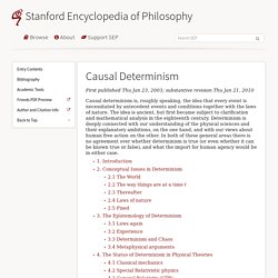 Causal Determinism