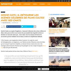 Movie Cats : il détourne les scènes célèbres de films cultes avec ses chats