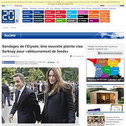 Sondages de l'Elysée: Une nouvelle plainte vise Sarkozy pour «détournement de fonds»