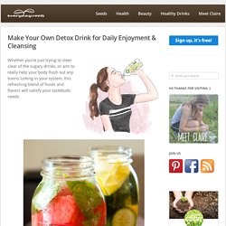 Make Your Own Detox Drink for Daily Enjoyment & Cleansing
