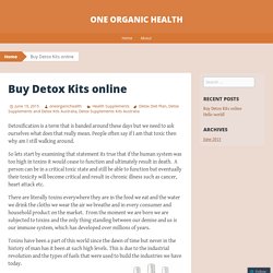 Buy Detox Kits online
