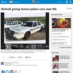 Detroit giving lemon police cars new life