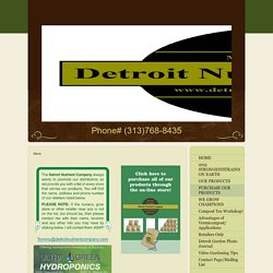 Detroit Nutrient Company - Store