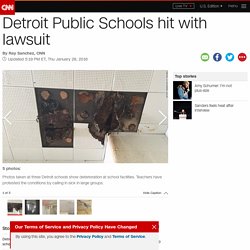 Detroit Public Schools hit with lawsuit