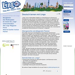 Deutsch lernen mit Lingo