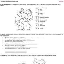 Deutsche Bundesländer und Flüsse