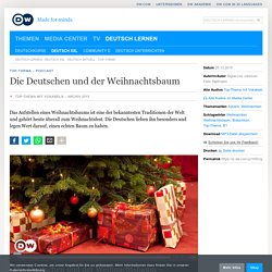 Die Deutschen und der Weihnachtsbaum