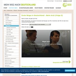 Mein Weg nach Deutschland - Miniserie – Erste Wege in Deutschland - Beim Arzt - Goethe-Institut 