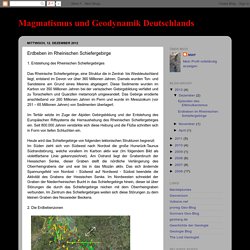 Erdbeben im Rheinischen Schiefergebirge