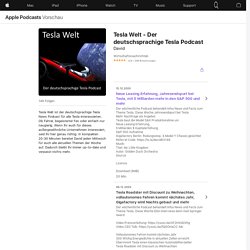 ‎„Tesla Welt - Der deutschsprachige Tesla Podcast“ auf Apple Podcasts