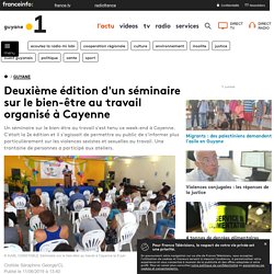 Deuxième édition d'un séminaire sur le bien-être au travail organisé à Cayenne - Guyane la 1ère