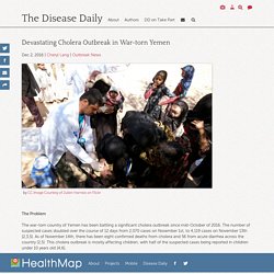 Devastating Cholera Outbreak in War-torn Yemen