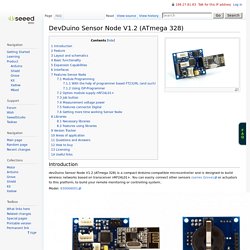 DevDuino Sensor Node V1.2 (ATmega 328)