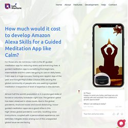 How much would it cost to develop Amazon Alexa Skills for a Guided Meditation App like Calm
