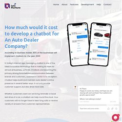 How much would it cost to develop a chatbot for An Auto Dealer Company