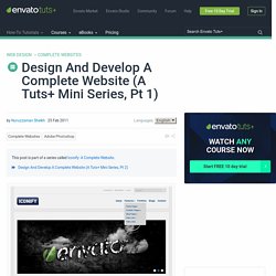 Design And Develop A Complete Website (Part 1)