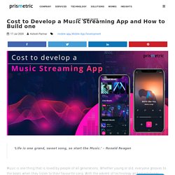 Cost to Develop a Music Streaming App and How to Build one